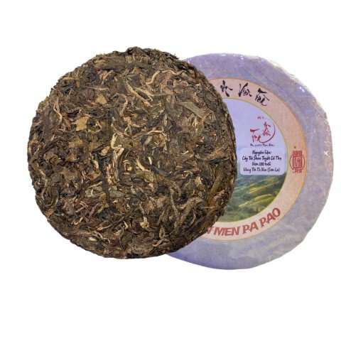 Trà lên men PaPao Bản Bẹ Vò Tay - Trà Shan Tuyết Cổ Thụ 1 búp 2 lá Tà Xùa (Sơn La)